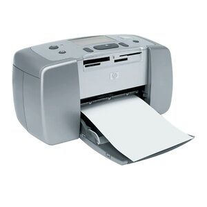 Photo Printer by HP, HP Silver PhotoSmart 145 Compact Printer with carry bag